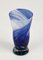 Vase Mid-Century en Verre de Murano Bleu Clair par Gae Aulenti pour Venini, Italie, 1960s 2