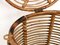 Mid-Century Italian French Riviera Bamboo & Rattan Basket, 1950s, Image 14