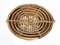 Mid-Century Italian French Riviera Bamboo & Rattan Basket, 1950s, Image 7