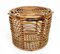 Mid-Century Italian French Riviera Bamboo & Rattan Basket, 1950s 6