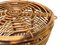 Mid-Century Italian French Riviera Bamboo & Rattan Basket, 1950s 15