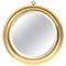 Mid-Century Italian Golden Aluminum Mirror by Sergio Mazza for Artemide, 1960s, Image 1