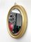 Mid-Century Italian Golden Aluminum Mirror by Sergio Mazza for Artemide, 1960s 4