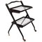 Mid-Century Italian Wood & Glass Trolley Bar Cart by Cesare Lacca for Arredoluce, 1950s, Image 1