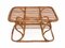 Mid-Century Italian Modern Bamboo Coffee Table, 1950s, Image 11