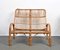 Mid-Century Italian French Riviera Bamboo & Rattan Armchairs, 1960s, Set of 3 4