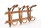 Mid-Century Italian French Riviera Rattan & Bamboo Coat Rack, 1961 5