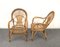 Mid-Century Italian Rattan & Bamboo Sofa, Armchairs & Coffee Table, 1960s, Set of 4, Image 15