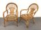 Mid-Century Italian Rattan & Bamboo Sofa, Armchairs & Coffee Table, 1960s, Set of 4 13