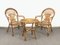 Mid-Century Italian Rattan & Bamboo Sofa, Armchairs & Coffee Table, 1960s, Set of 4, Image 10