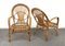 Mid-Century Italian Rattan & Bamboo Sofa, Armchairs & Coffee Table, 1960s, Set of 4 14