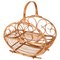 Mid-Century Italian French Riviera Bamboo & Rattan Magazine Rack, 1960s 1