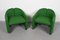 Mid-Century Italian Green Fabric Armchairs by Eugenio Gerli for Tecno, 1960s, Set of 2 3
