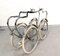 Mid-Century Italian Steel & White Fabric Baby Pram Stroller from Giordani, 1950s 13