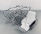 Mid-Century Italian Steel & White Fabric Baby Pram Stroller from Giordani, 1950s, Image 12
