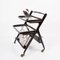 Mid-Century Italian Wooden Bar Cart by Cesare Lacca for Arredoluce, 1950s, Image 9