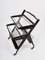 Mid-Century Italian Wooden Bar Cart by Cesare Lacca for Arredoluce, 1950s 4