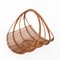 Mid-Century Italian French Riviera Bamboo & Rattan Magazine Rack, 1960s 7