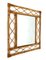 Specchio da parete Mid-Century in bambù e vimini, Francia, anni '60, Immagine 5