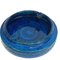 Mid-Century Blue Glazed Ceramic Ashtray by Aldo Londi for Bitossi, Italy, 1960s 10