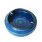 Blau glasierter Mid-Century Keramik Aschenbecher von Aldo Londi für Bitossi, Italien, 1960er 3