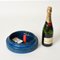 Mid-Century Blue Glazed Ceramic Ashtray by Aldo Londi for Bitossi, Italy, 1960s, Image 16