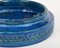 Blau glasierter Mid-Century Keramik Aschenbecher von Aldo Londi für Bitossi, Italien, 1960er 7