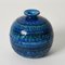 Vasi Rimini in ceramica blu di Aldo Londi per Bitossi, Italia, anni '60, set di 2, Immagine 8