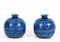 Terracotta Ceramic Rimini Blue Vases by Aldo Londi for Bitossi, Italy, 1960s, Set of 2 19