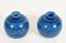 Vasi Rimini in ceramica blu di Aldo Londi per Bitossi, Italia, anni '60, set di 2, Immagine 5