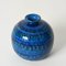 Vasi Rimini in ceramica blu di Aldo Londi per Bitossi, Italia, anni '60, set di 2, Immagine 7