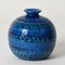 Vasi Rimini in ceramica blu di Aldo Londi per Bitossi, Italia, anni '60, set di 2, Immagine 18