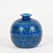 Terracotta Ceramic Rimini Blue Vases by Aldo Londi for Bitossi, Italy, 1960s, Set of 2 14