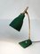 Mid-Century Adjustable Green Brass and Cast Iron Table Lamp by Gebrüder Cosack, 1950s, Image 3