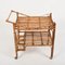 French Riviera Rectangular Bamboo and Rattan Trolley Bar Cart, France, 1960s, Image 3