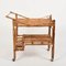 French Riviera Rectangular Bamboo and Rattan Trolley Bar Cart, France, 1960s 2