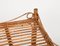 French Riviera Rectangular Bamboo and Rattan Trolley Bar Cart, France, 1960s, Image 10