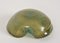 Cuenco italiano Mid-Century de cristal de Murano Sommerso Bullicante en verde y dorado, 1960, Imagen 9