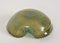 Mid-Century Italian Green and Gold Sommerso Bullicante Murano Glass Bowl, 1960, Image 9