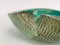 Mid-Century Italian Green and Gold Sommerso Bullicante Murano Glass Bowl, 1960, Image 3