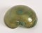 Mid-Century Italian Green and Gold Sommerso Bullicante Murano Glass Bowl, 1960 11