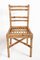 Mid-Century Italian Rattan Side Chairs with Rattan Sticks Seat, 1970s, Set of 6 7