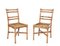 Mid-Century Italian Rattan Side Chairs with Rattan Sticks Seat, 1970s, Set of 6 8