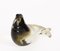 Mid-Century Modern Italian Black Brown Murano Glass Walrus Sculpture, Italy, 1960s 2