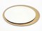 Mid-Century Italian Round Mirror with Double Brassed Gold Frame by Galimberti Lino, 1975 6