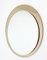 Mid-Century Italian Round Mirror with Double Brassed Gold Frame by Galimberti Lino, 1975 14