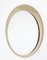 Mid-Century Italian Round Mirror with Double Brassed Gold Frame by Galimberti Lino, 1975, Image 14