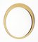 Mid-Century Italian Round Mirror with Double Brassed Gold Frame by Galimberti Lino, 1975 8