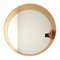 Mid-Century Italian Round Mirror with Double Brassed Gold Frame by Galimberti Lino, 1975 11