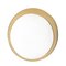 Mid-Century Italian Round Mirror with Double Brassed Gold Frame by Galimberti Lino, 1975 5